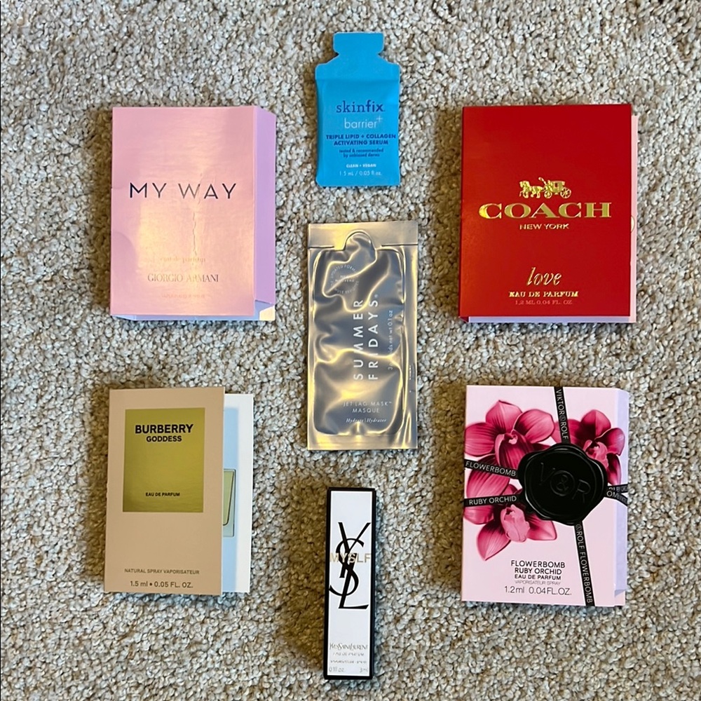 New Fragrance and skincare sample set